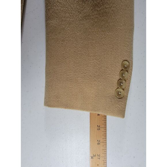 Chaps Camel Hair Sport Coat Blazer Suit Jacket - 38R - Picture 5 of 8